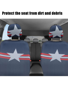 Funda de Asiento de Coche DREAHOTEXTIL H001 Ajuste Universal 2