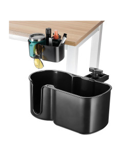 Soporte para Taza de Escritorio KEMIMOTO Negro, 3 Compartimentos