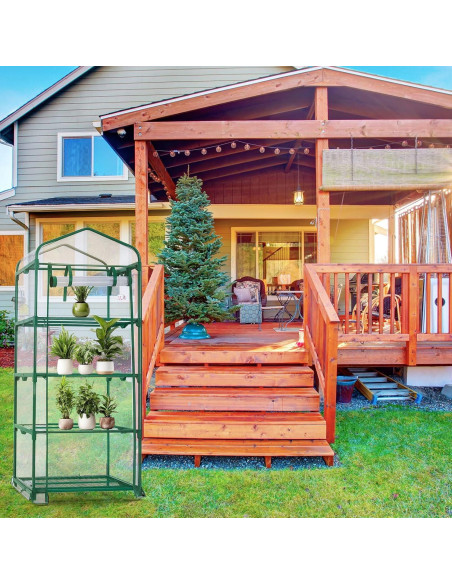 Invernadero Mini 4 Niveles Baquler con 2 Luces de Crecimiento