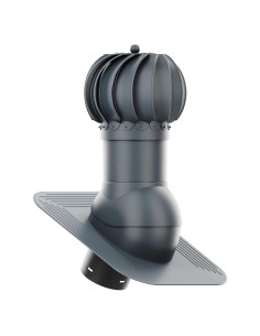 Turbina de Techo Roofivent iVent ROTO 4" Grafito - Ventilación Eficiente