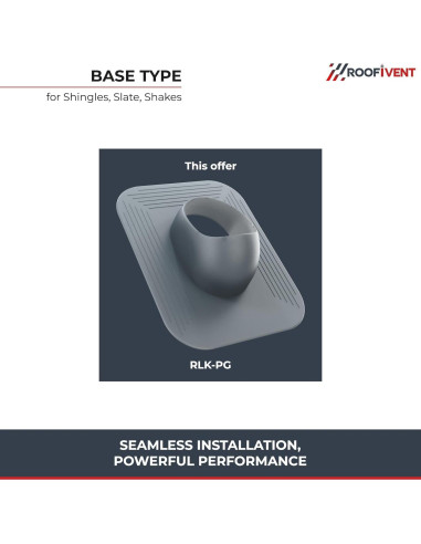 Turbina de Techo Roofivent iVent ROTO 4" Grafito - Ventilación Eficiente