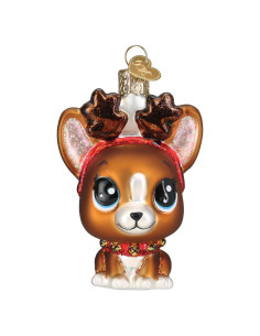 Adorno de Vidrio Soplado Roxie Old World Christmas 10.8x5.7x7.6cm