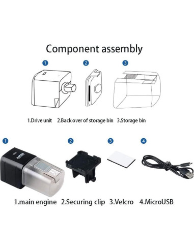 Alimentador Automático de Peces LONDAFISH WiFi Control Voz