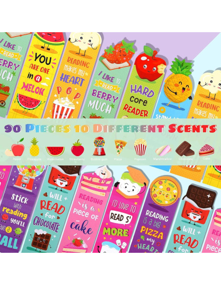 90 Marcadores Aromáticos Eersida Frutas y Comida Multicolor