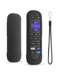 Funda de Silicona Antideslizante para Control Remoto Roku DUOLAXMENG