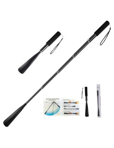 Calzador Retráctil de Aluminio con Mango Largo 94 cm