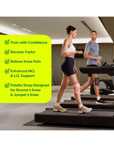 Férula para Rodilla aoFIT Mediana con Estabilizadores y Gel