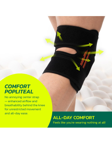 Férula para Rodilla aoFIT Mediana con Estabilizadores y Gel