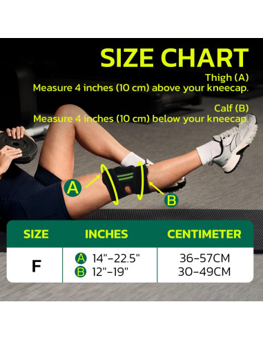 Férula para Rodilla aoFIT Mediana con Estabilizadores y Gel