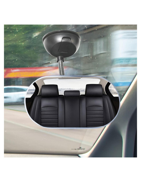 Espejo Retrovisor para Bebés DUSCOKE Ajustable 360 Negro