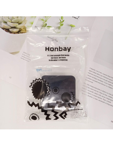 Estuche para Lentes de Contacto Honbay Negro con Espejo