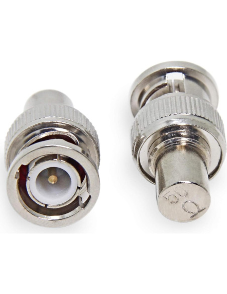 Terminador BNC 50 Ohm RFAdapter - 2 Paquete Conectores Coaxiales
