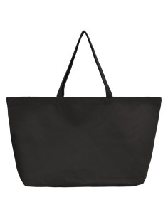 Bolsa de Lona Grande Ghsiuly Reutilizable 68.6x39.4cm Negra