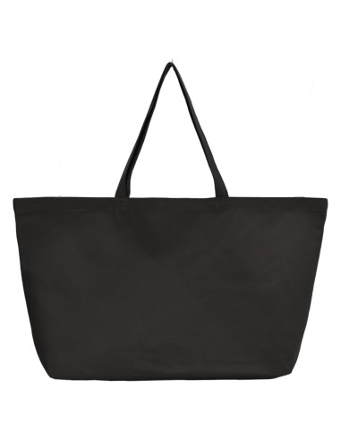 Bolsa de Lona Grande Ghsiuly Reutilizable 68.6x39.4cm Negra