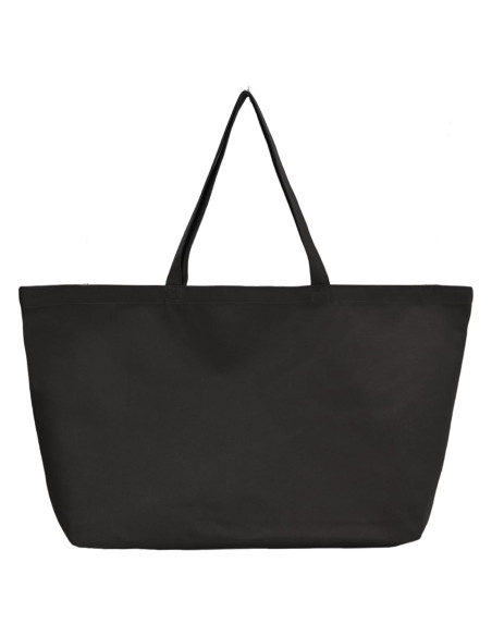 Bolsa de Lona Grande Ghsiuly Reutilizable 68.6x39.4cm Negra