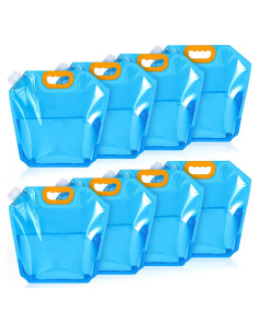 Bolsa de Almacenamiento de Agua Colapsable Tessco 8 Pcs 4.9L