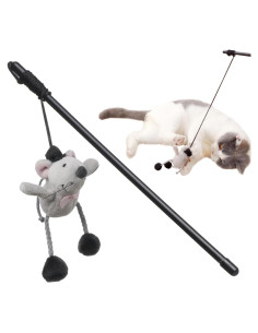 Juguete interactivo para gatos PAZ'S GIFT Ratón con sonido