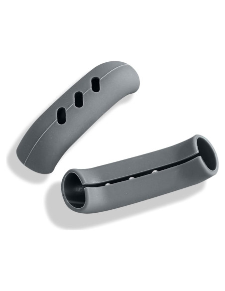 2 Fundas de Silicona para Mangos de Sartenes Huakaile Gris