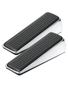 Tapón de puerta HOMBIMOZY de acero inoxidable y goma - 2 unidades