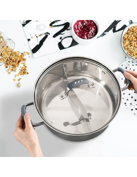 2 Fundas de Silicona para Mangos de Sartenes Huakaile Gris