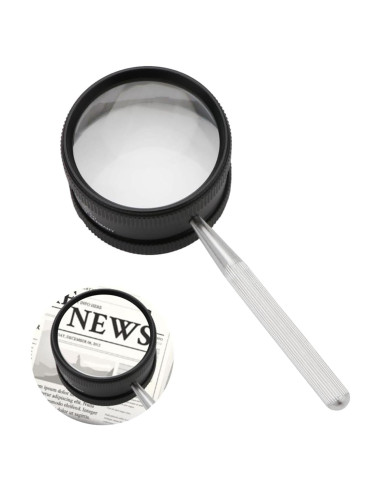 Lupa de Mano Rongon 35X con Lente de Vidrio 50mm