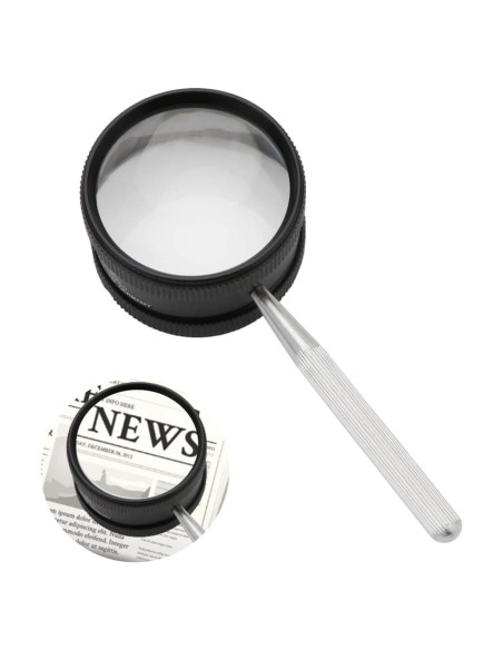 Lupa de Mano Rongon 35X con Lente de Vidrio 50mm