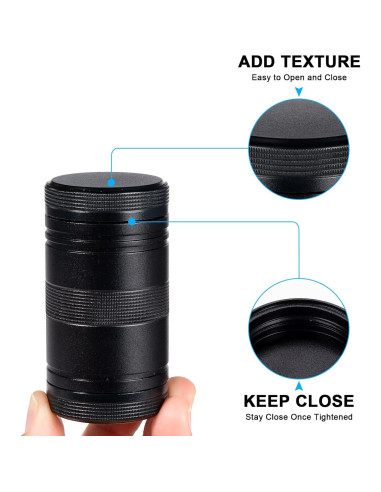 Caja de Pastillas de Metal SOBAHIDO AM PM Compacta Negra