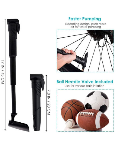 Kit de Reparación de Neumáticos WOTOW con Bomba Mini y Bolsa Impermeable