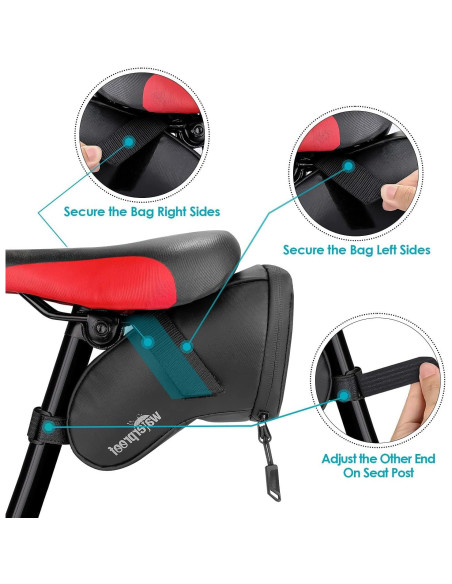 Kit de Reparación de Neumáticos WOTOW con Bomba Mini y Bolsa Impermeable