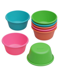 Tazas de Muffin Jumbo Bakerpan de Silicona - Set de 8
