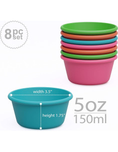 Tazas de Muffin Jumbo Bakerpan de Silicona - Set de 8 2