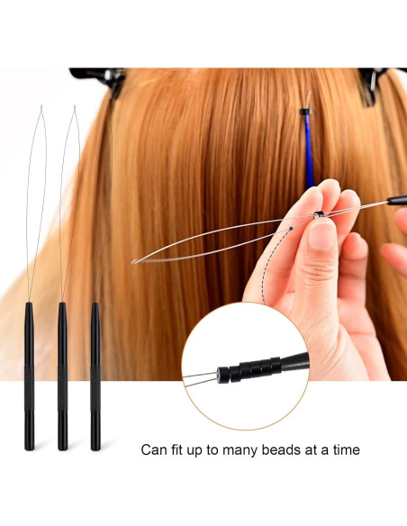 Kit de Herramientas para Extensiones de Cabello NEWISHTOOL 3 Pcs