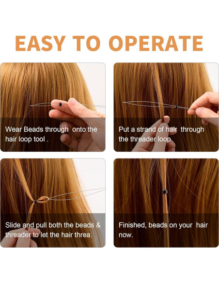 Kit de Herramientas para Extensiones de Cabello NEWISHTOOL 3 Pcs