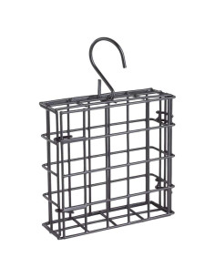 Comedero para Aves Suet Cage More Birds - Negro, 1 Pastel