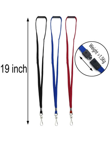 Cintas de seguridad Bird Fiy negras con gancho J - 25 PCS