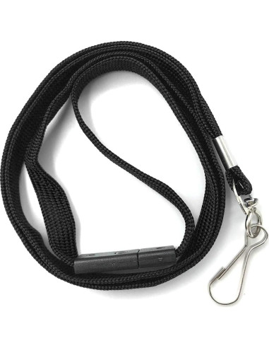 Cintas de seguridad Bird Fiy negras con gancho J - 25 PCS