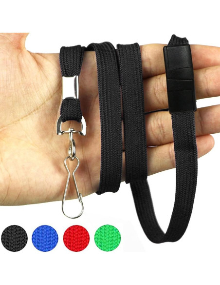 Cintas de seguridad Bird Fiy negras con gancho J - 25 PCS