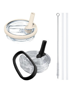 Juego de 2 Tapas de Popote Aooiiysd para Stanley 40 oz