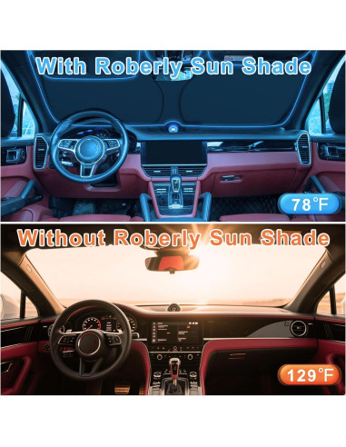 Protector Solar para Parabrisas Roberly 240T Plegable S 149.86x80.01cm