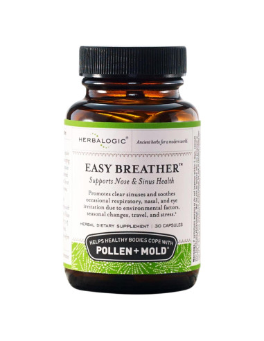 Cápsulas de Hierbas Easy Breather - 30 Unidades - Apoyo Respiratorio