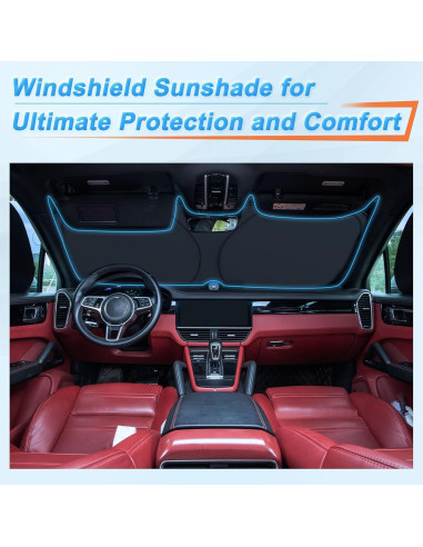 Protector Solar para Parabrisas Roberly 240T Plegable S 149.86x80.01cm