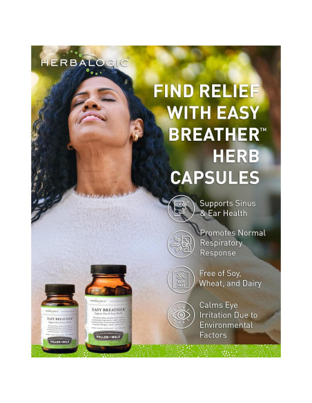 Cápsulas de Hierbas Easy Breather - 30 Unidades - Apoyo Respiratorio