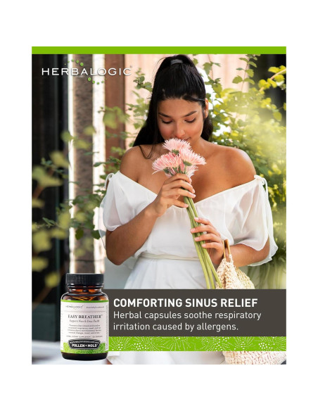 Cápsulas de Hierbas Easy Breather - 30 Unidades - Apoyo Respiratorio