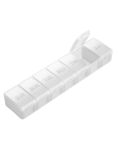 Organizador de Pastillas Semanal KAPENS Extra Grande Blanco