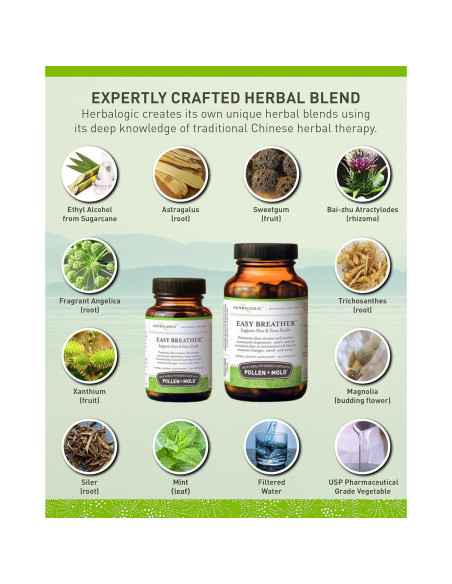 Cápsulas de Hierbas Easy Breather - 30 Unidades - Apoyo Respiratorio