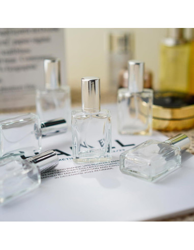 Set de 12 Botellas de Spray de Vidrio 15ml YU FENG con Accesorios