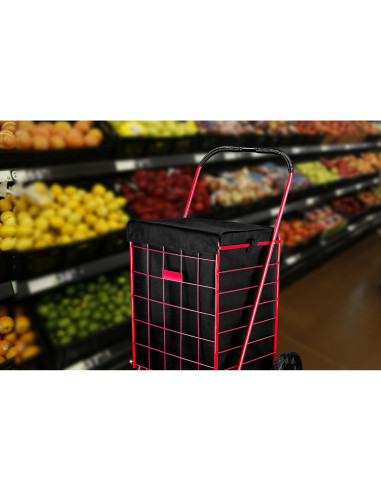 Forro de Carrito de Compras Handy Laundry Negro Impermeable