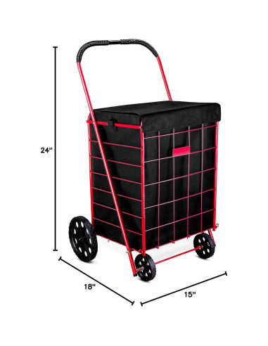 Forro de Carrito de Compras Handy Laundry Negro Impermeable