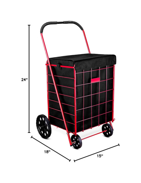 Forro de Carrito de Compras Handy Laundry Negro Impermeable