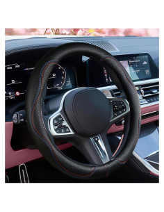 Cubierta de Volante SuperKaKa Universal 38cm Antideslizante Negro